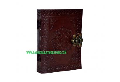 Handmade Celtic Tooled Leather Beautiful Blank Journal Diary Sketch Notebook Book 